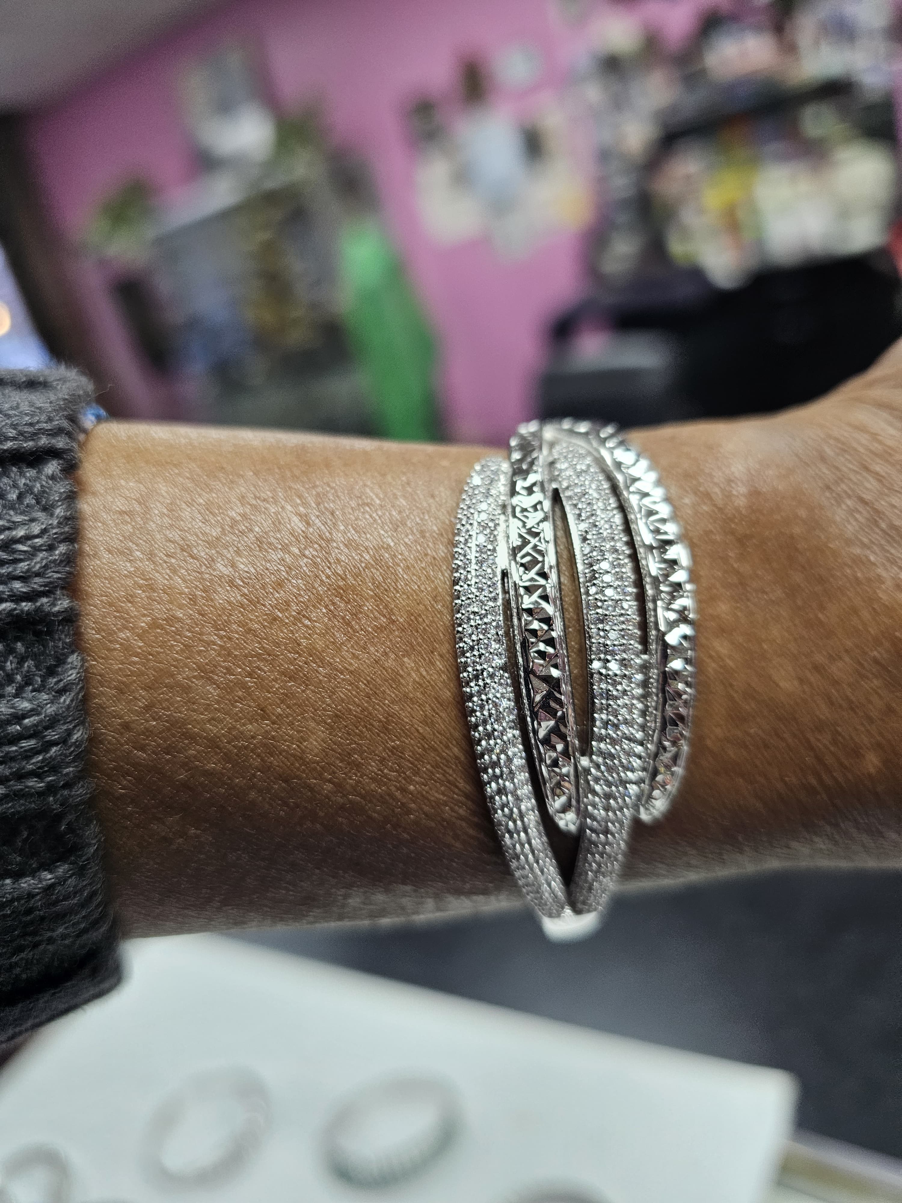 Sophisticat model wearing jewelry and a turban